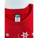 Star Wars  Christmas Tree Red Crewneck Sweatshirt Holiday XL Photo 2
