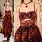 Ulla Johnson NWT Josana Cutout High-Low Silk Designer Dress Agate Size 6 $895 Photo 2