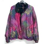 Vintage Sunice Womens Golf Windbreaker Jacket Size L 90's Purple Pink Abstract Size M Photo 0