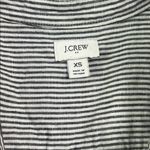 J.Crew|Black and White Striped Linen Blend Top sz XS Black Photo 2