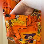 Disney The Wonderful World Of Halloween Scrub Top Mickey Minnie Mouse Pluto 3X Photo 10