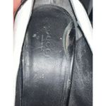 Gucci Colorblock White Suede Black Patent Peep Toe Stiletto Pumps Sz 9B Photo 7