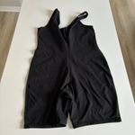 Isabel Maternity Black Tank Bodysuit Athleisure Activewear Size L Photo 2