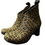 Charleston Shoe Co. telfair Ankle Stretch‎ Booties Cheetah Size 7 Photo 0