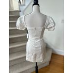 ASTR NWT  White Milkmaid Puff Sleeve Mini Dress Photo 5