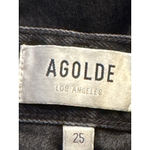 AGOLDE ‎ 90s crop Black Distressed Size 25 Photo 5