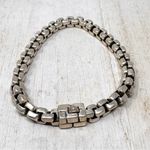 James Avery  Sterling silver retired rustic box chain bracelet Photo 2