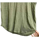 Ralph Lauren Polo  Army Green V-Neck Rolled Cuff Sleeves Tee Large Photo 4