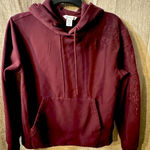 Athleta  Retroplush Hoodie Embroidered Floral Pattern. Size XXS but oversized Photo 0