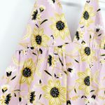 Loft NWT  Beach Womens Beachy Floral Sunflower Print Halter Maxi Dress Size XL Photo 4