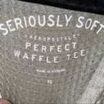 Aeropostale NWT Aero Sage Green Perfect Waffle Tee Long Sleeve Photo 2