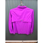 Columbia  Women's Long Sleeve Fishing Shirt UV Sun Protection Purple M CMS logo Photo 2