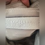 Michael Kors  Optic White Cream Medium East
West Ring Leather Tote Photo 7