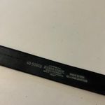 Silver Creek USA Made Floral Tooled Black Genuine Leather Silver Belt Size Large Photo 4