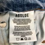 AGOLDE  Swerve Toni Mid Rise Light Wash Blue Jeans Side Stripe Premium Denim 31 Photo 14