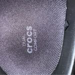 Crocs  Black Slip-On with Leopard Pattern Women’s Size 11 Photo 5