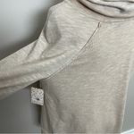 Free People Beach Top Tunic Two Body Corps Deux Cowl Relaxed Fit Lounge Oatmeal Photo 10