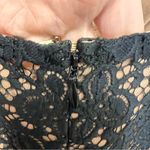 For Love & Lemons Vika Dress Black Lace Nude Illusion Mini Dress size US L Photo 8