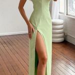 Beginning Boutique 🌺NWT BEGINNINGS BOUTIQUE LENORA GREEN STRAPLESS DRESS SIZE 2🌺 Photo 0