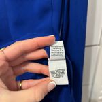 Diane Von Furstenberg  100% Silk Blue Blouse Photo 5