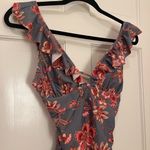 Cupshe Floral Ruffle One Piece Swimsuit Photo 1