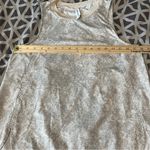 Athleta Zephyr Tank Stretch Satin Snake Print Cream Gray Ribbed Crew Neck Photo 10