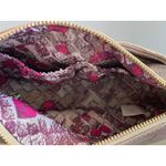 Elliott Lucca Pewter Bronze Woven Metallic Convertible Crossbody Purse Photo 6