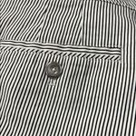 White House | Black Market Black and White striped dress shorts size 10 Photo 8
