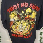 Zumiez Lurking Class by Sketchy Tank x Stikker Trust No Suits Graphic Hoodie Black Photo 3
