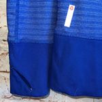 Zella Jacket Womens Medium Blue Hooded Full Zip Lightweight Athletic Activewear Photo 4