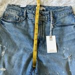 Good American New  Good Classic Skinnyish fit distressed jeans size 0/25 Photo 3
