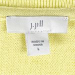 J. JILL Yellow Layered Long Sleeves V Photo 2