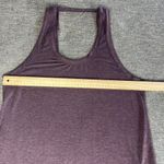 Lululemon Tied To It Tank Top Open Back Criss Cross Purple Loose Unknown Size Size undefined Photo 4