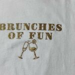 J.Crew Collector White Short Sleeve Graphic Tee Sz M Photo 4