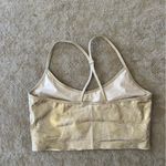 Carbon 38  BRALETTE SPORT BRA AND LEGGINGS GOLD SIZE MEDIUM Photo 5