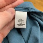 Banana Republic  Womens Top Blue Cap Sleeve Ruffle V Neck Blouse Size Small VNeck Photo 4