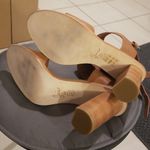 Joie ππ Opal Brown Leather Open Toe Heel Shoes Photo 7