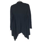 Ralph Lauren Polo Womens Cardigan Sweater Duster Open Front Silk Blend Black XS Photo 1