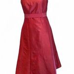 Jenny Yoo  Collection Red Coral Strapless Cocktail Dress Sz 6 Photo 0