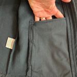 Boston Traders Cable Knit Sweater Jacket Full Zip Black Fleece Lined Size M Photo 12