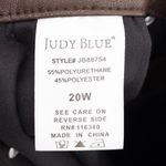 Judy Blue Womens Vegan Leather Pants Size 20W Brown Straight Leg Tummy Control Photo 7