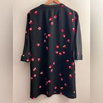 Kate Spade  cherry blossom floral print dress 3/4 sleeve black 2 Photo 1