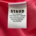 Staud Ilana Bow Tie Mini‎ Party Dress Lollipop Pink Size XS NWOT Photo 7