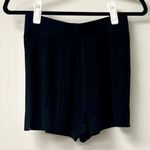 Cult Guia Pull On High Waisted Ribbed Knit Mini Short Black Women's Size S Photo 0