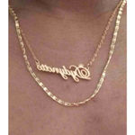 Boutique 18k Yellow‎ Gold Filled Flat Mariner Chain Necklace, 20” Photo 6