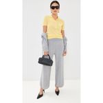 LIONESS  Untamed Short Sleeve Top in Butter Yellow Small New Womens Knit Photo 14