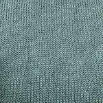 Chico's  Womens Size Small Knit Sweater Linen Blend Sea Green Short Sleeve Casual Photo 4