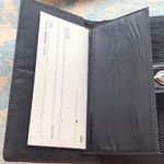 Mundi Snap clutch wallet by mundo black NWT vegan alligator Photo 5