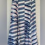 Anthropologie  Yumi Kim Bermuda Hyde Pretty Chic Blue/Pink Stripe Maxi Skirt; M Photo 4
