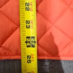 Ralph Lauren Lauren  Quilted Jacket Size L Orange Crest Sleeve Snap Front Photo 11
